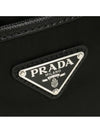 Triangle Logo Re-nylon Saffiano Leather Cross Bag Black - PRADA - BALAAN 6