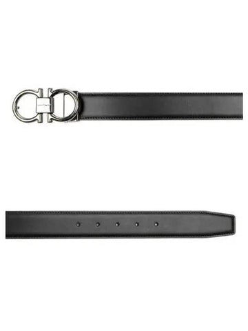 Men s Gancini double sided belt A 67 9938 00 NERO 0694531 271908 - SALVATORE FERRAGAMO - BALAAN 1