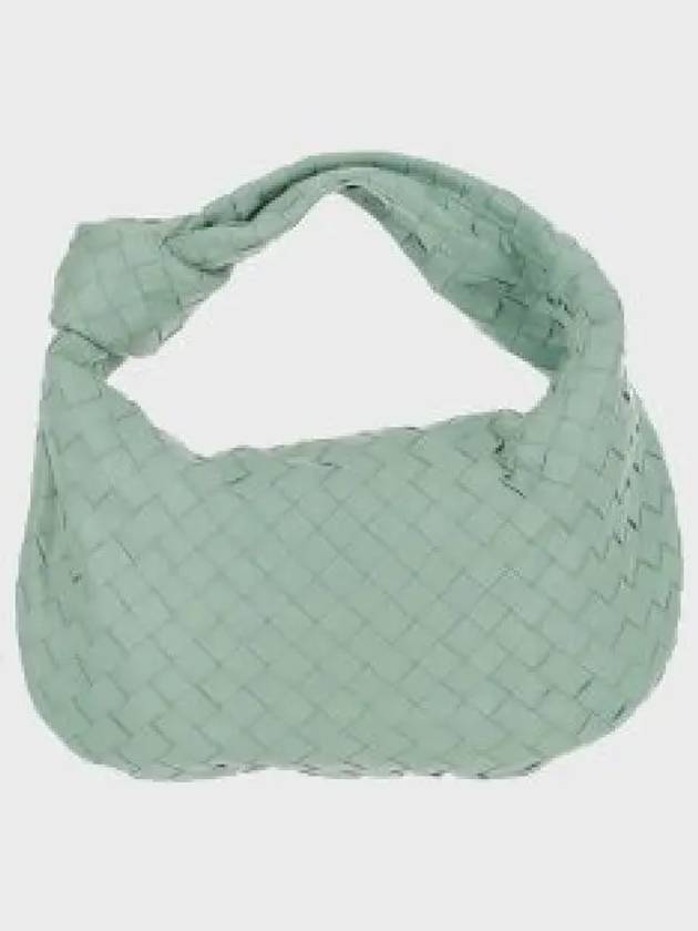 Teen Jodie Intrecciato Leather Tote Bag Mint - BOTTEGA VENETA - BALAAN 2