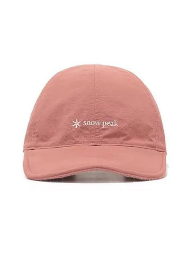 Fleece Nylon Reversible Cap S24WUFBC58 Coral - SNOW PEAK - BALAAN 1