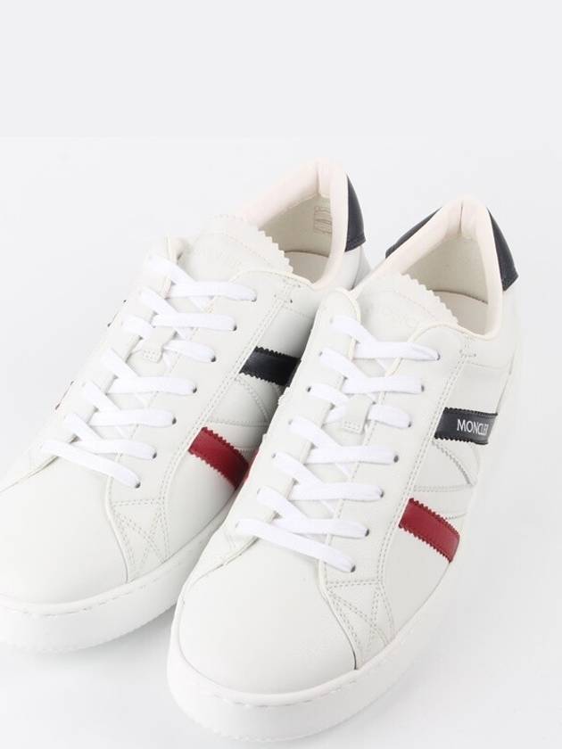 Three Stripes Logo Sneakers White 44 290 - MONCLER - BALAAN 1