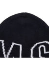 Logo Beanie Black - MSGM - BALAAN 8