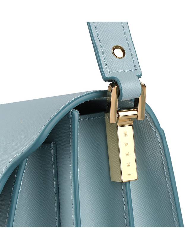 Trunk East West Shoulder Bag Light Blue - MARNI - BALAAN 9