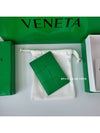 Maxi Intrecciato Card Wallet Card Slot Unisex Green Paraket 649597 - BOTTEGA VENETA - BALAAN 8