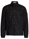 Stone Island Waffen Zipper Slim Pocket Snap Tock Button Overshirt Jacket Shirt - STONE ISLAND - BALAAN 1