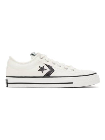 Star Player 76 Premium Canvas Low Top Sneakers White - CONVERSE - BALAAN 1