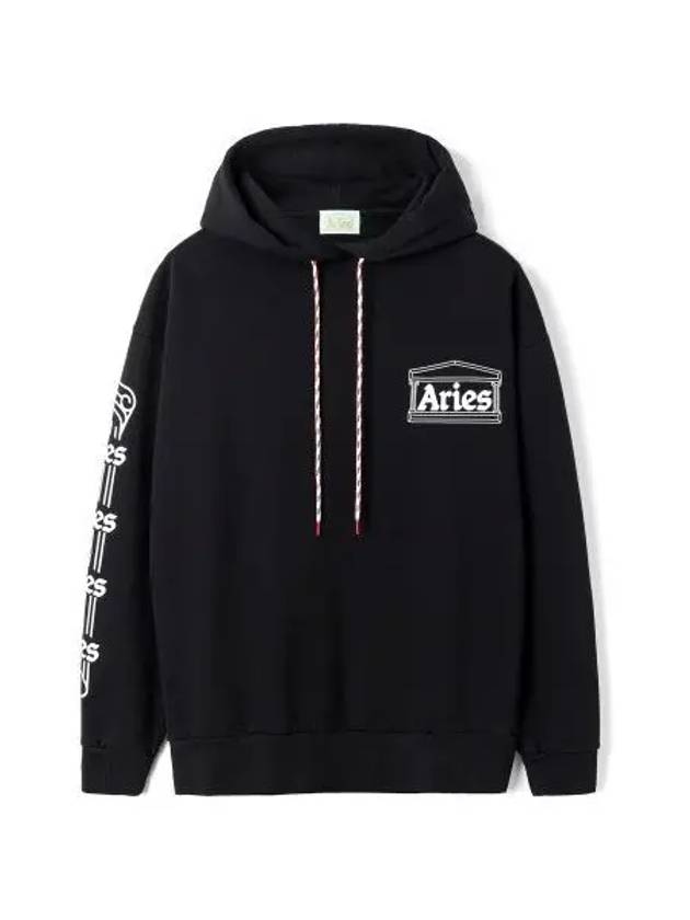 U column hoodie black - ARIES - BALAAN 1