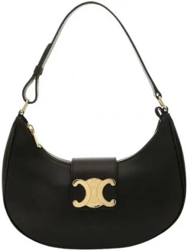 Ava Triomphe Smooth Calfskin Shoulder Bag Black - CELINE - BALAAN 2