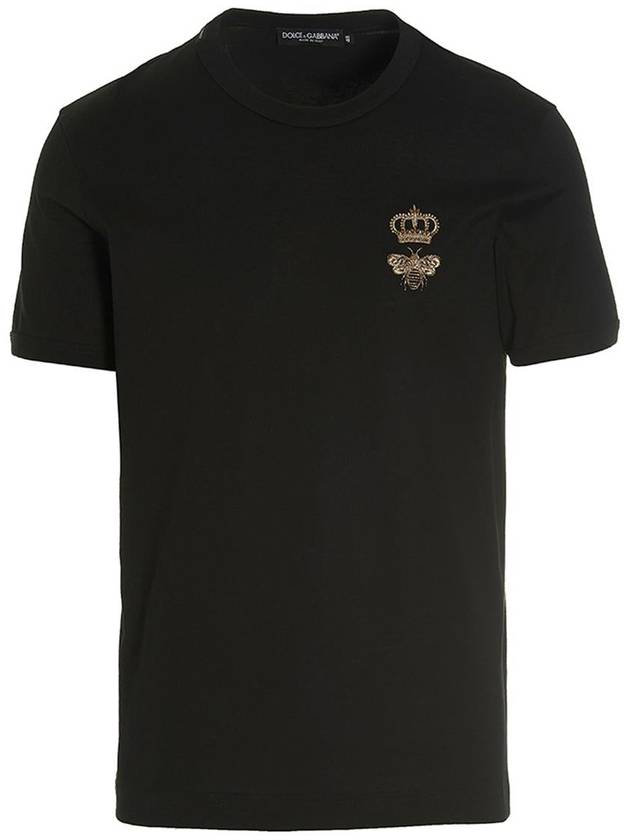 Embroidered T-Shirt G8PV1Z G7WUQN0000 B0011010164 - DOLCE&GABBANA - BALAAN 2