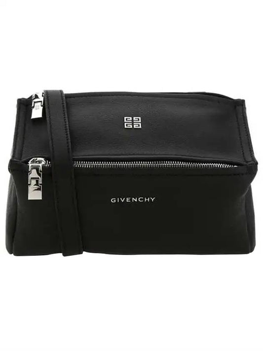 Pandora Small Grained Leather Shoulder Bag Black - GIVENCHY - BALAAN 1