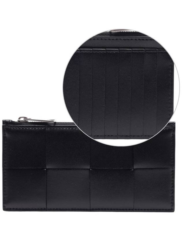 Zipper Long Wallet Black - BOTTEGA VENETA - BALAAN 3