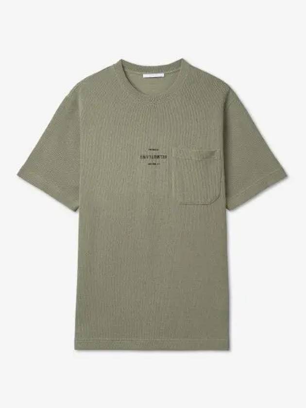 short sleeve t-shirt N04HM521 F05 GREEN - HELMUT LANG - BALAAN 2