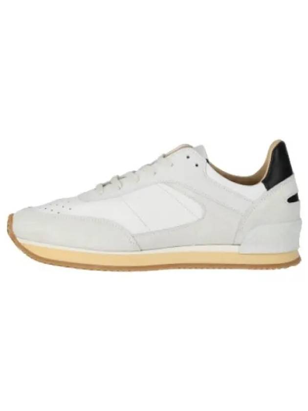 Dash Low Nappa Suede Sneakers White - SPALWART - BALAAN 1