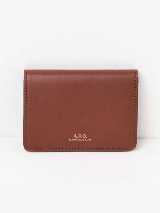 Stefan Horizon Logo Card Wallet Nut Brown - A.P.C. - BALAAN 2