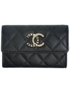 Card wallet snap CC JEWELS black full set - CHANEL - BALAAN 2