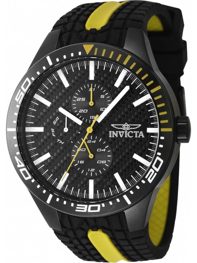 Invicta Racing GMT Quartz Black Dial Men's Watch 47554 - INVICTA - BALAAN 1