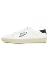 Court Classic SL 06 Leather Low Top Sneakers White - SAINT LAURENT - BALAAN 2