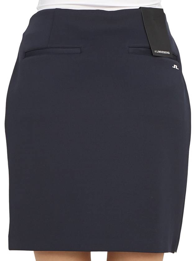 Women's Anna Mini H-Line Skirt Navy - J.LINDEBERG - BALAAN 8