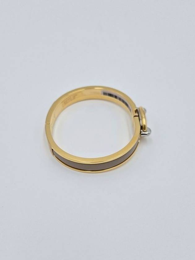 Mini Clic Chaine D'Ancre Bracelet Gold Marron Glace - HERMES - BALAAN 4