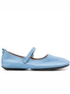 Right Leather Mary Jane Flat Shoes Blue - CAMPER - BALAAN 2