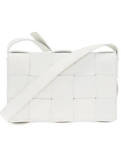 Intrecciato Cassette Cross Bag White - BOTTEGA VENETA - BALAAN 2