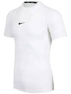 Pro Men's Dri Fit Tight Fitness Short Sleeve T-Shirt White - NIKE - BALAAN 3