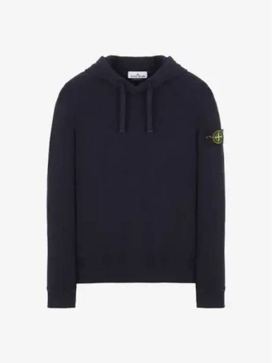 Men's Waffen Patch OLD Treatment Cotton Hoodie Navy - STONE ISLAND - BALAAN 2