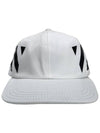 Logo Daigonal Ball Cap White - OFF WHITE - BALAAN 2