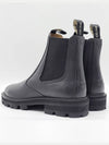 Margaret Calfskin Chelsea Boots Black - CELINE - BALAAN.