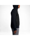 01819125010JordanAir Jordan 3 Fleece Hooded Zip JacketBlack - NIKE - BALAAN 2