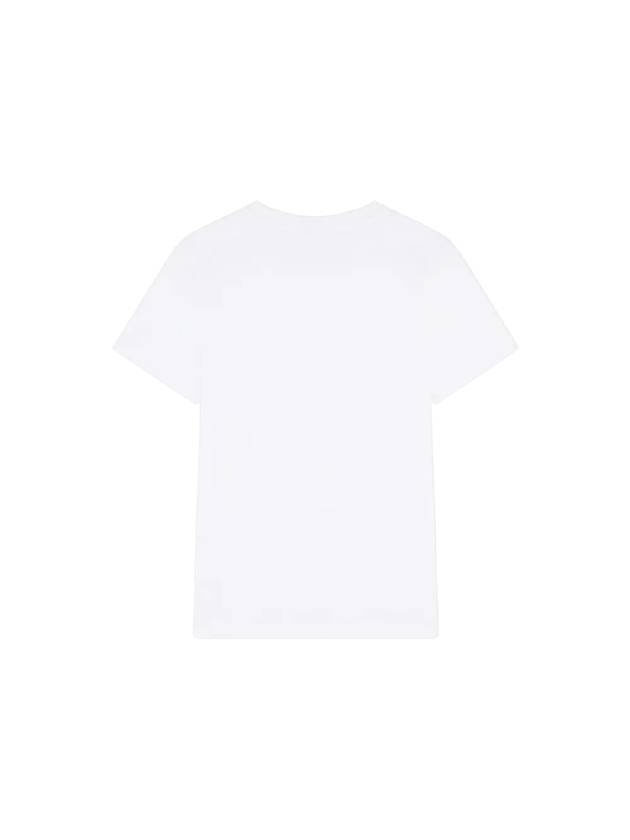 Dressed Fox Print Short Sleeve T-Shirt White - MAISON KITSUNE - BALAAN 3