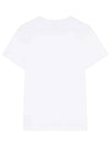 Dressed Fox Print Short Sleeve T-Shirt White - MAISON KITSUNE - BALAAN 3