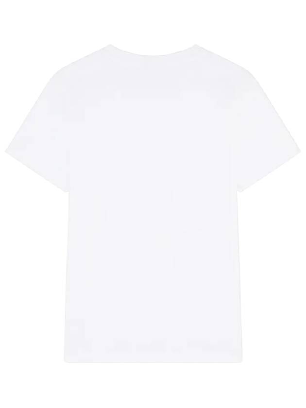 Dressed Fox Print Short Sleeve T-Shirt White - MAISON KITSUNE - BALAAN 3