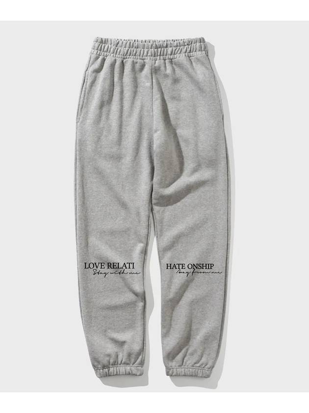 EL Rarity Regular Sweatpants Grey - ELIMENO - BALAAN 1