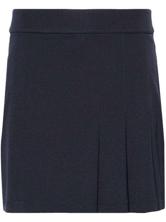 Thea Pleated Mini Skirt Navy - J.LINDEBERG - BALAAN 1