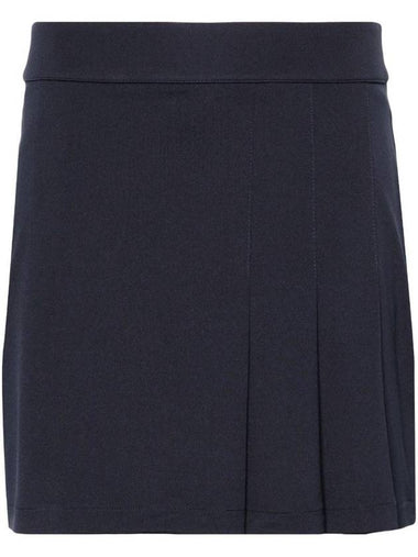 Thea Pleated Mini Skirt Navy - J.LINDEBERG - BALAAN 1