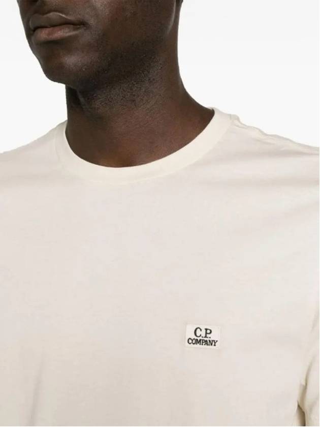 30/1 Jersey Logo Short Sleeve T-Shirt White - CP COMPANY - BALAAN 6