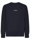 Metropolis Embroidery Logo Sweatshirt Navy - CP COMPANY - BALAAN 2