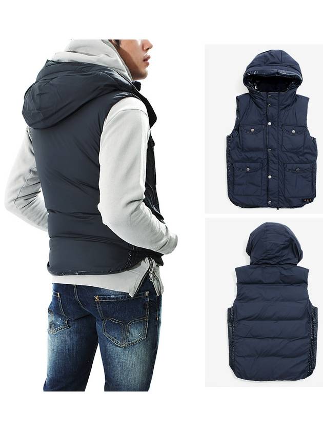 Navy padded vest MTA13A4172 BASCIANO - TATRAS - BALAAN 1