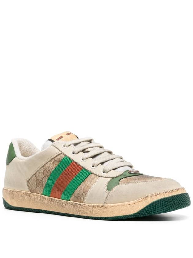 GG Screener Canvas Low-Top Sneakers - GUCCI - BALAAN 3