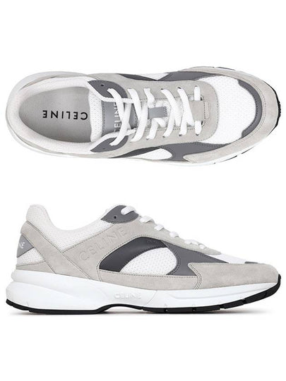 Runner CR 03 lace up low top sneakers gray - CELINE - BALAAN 2