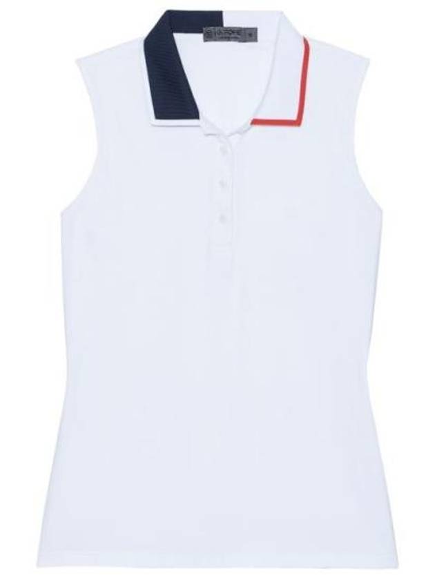 Silky Tech Nylon Sleeveless Polo White - G/FORE - BALAAN 2