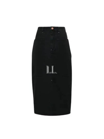 Flozia H Line Skirt Black - ISABEL MARANT - BALAAN 2