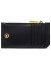 Medusa Embellished Zipper Card Wallet Black - VERSACE - BALAAN 2