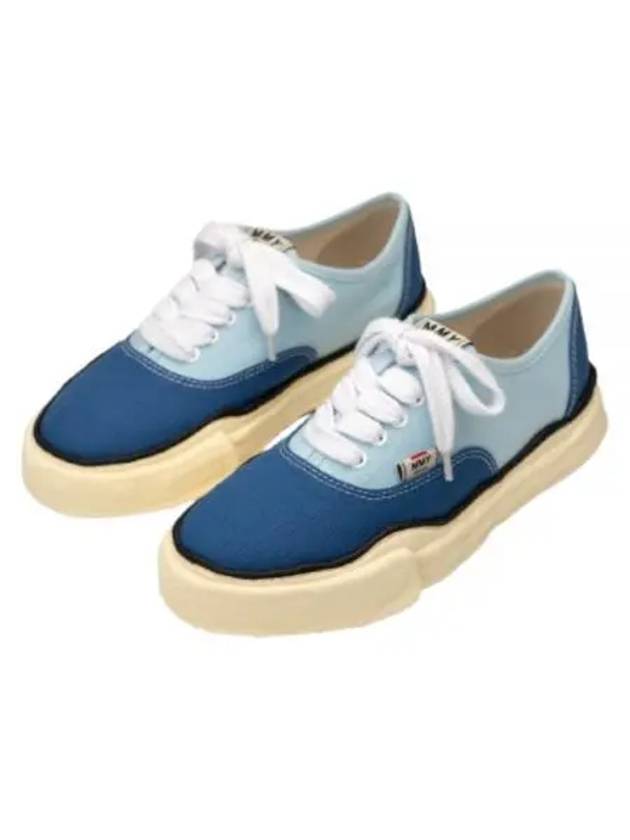 Baker OG Sole VL Bicolor Canvas Low-Top Sneakers Blue - MIHARA YASUHIRO - BALAAN 2