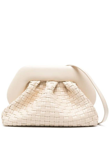 Tia weaved clutch bag - THE MOIRE - BALAAN 1