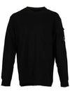 Men's Diagonal Wappen Sweatshirt Black - CP COMPANY - BALAAN 2