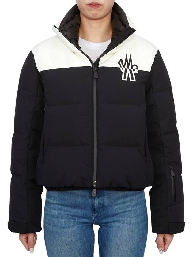 Grenoble Stennes Logo Padding Black - MONCLER - BALAAN 4