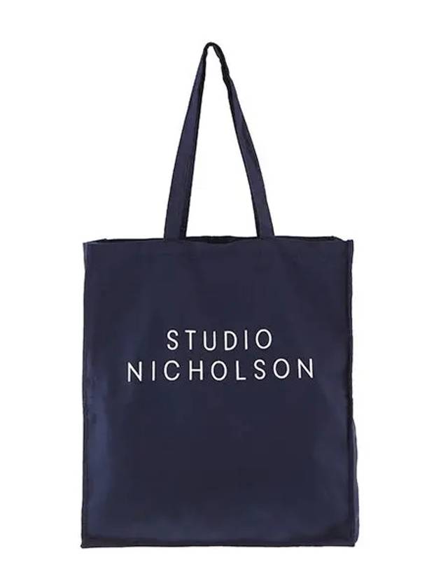 SNW 217 DARK NAVY logo standard tote bag - STUDIO NICHOLSON - BALAAN 2