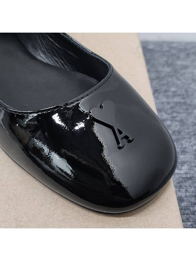 Patent Leather Ballerina Black - AMI - BALAAN 10